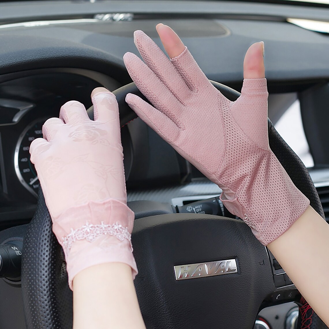 Fingerless Gloves Summer Driving Gloves UV Protecting Gloves Etsy