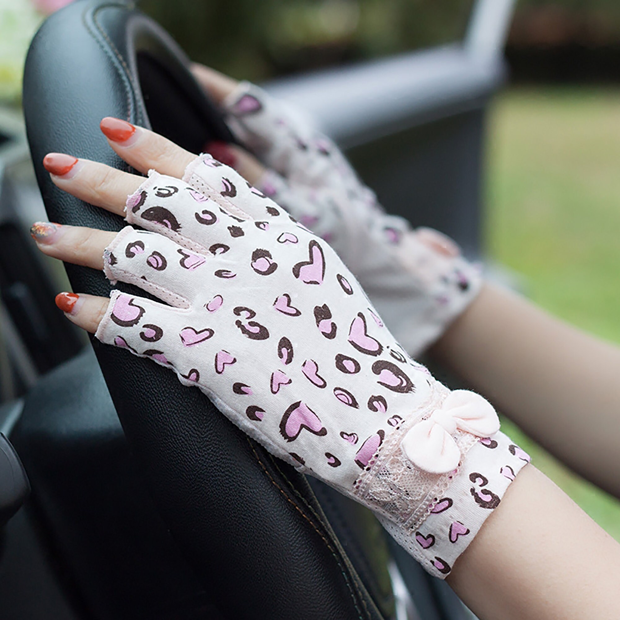 Summer Women Fingerless Gloves Women's Cotton Gloves Sun Etsy
