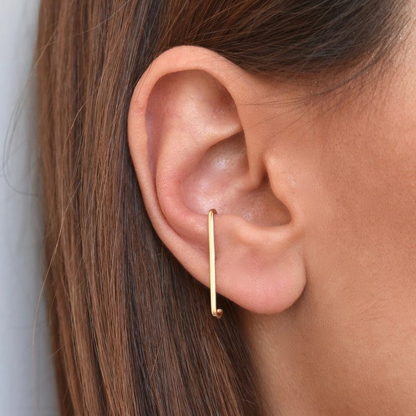 Bar Ear Cuff Etsy