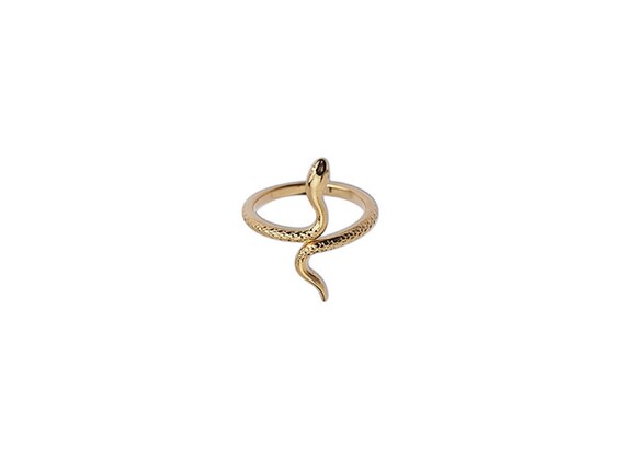 Rose gold 2024 snake ring