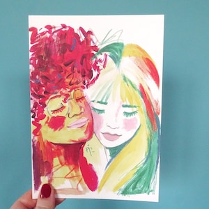 Queer Pride Flag (2) cartolina A5