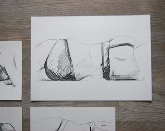 Autoritratto a carboncino 1 - Stampa A5/A4