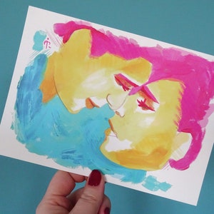 Drapeau de la fierté pansexuelle carte postale A5