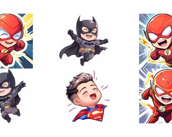 “Metropolis Vigilants” Emote Pack – 20 Superhero Emotes