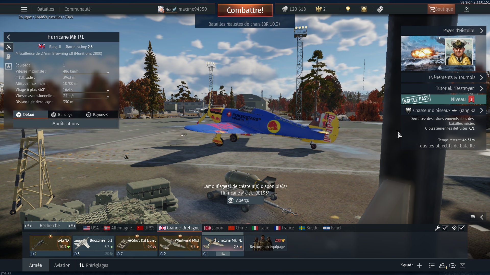 War Thunder User Skin RED BULL Hurricane Mk I/L BR 2.3 Etsy