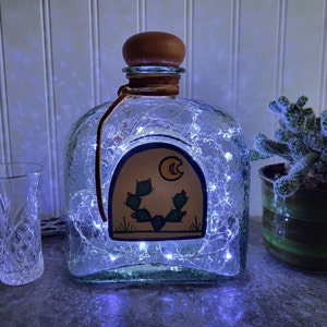 TEQUILA Bottle LED Lamp - Choose Your Light Color - Decorative Tequila LED Lamp