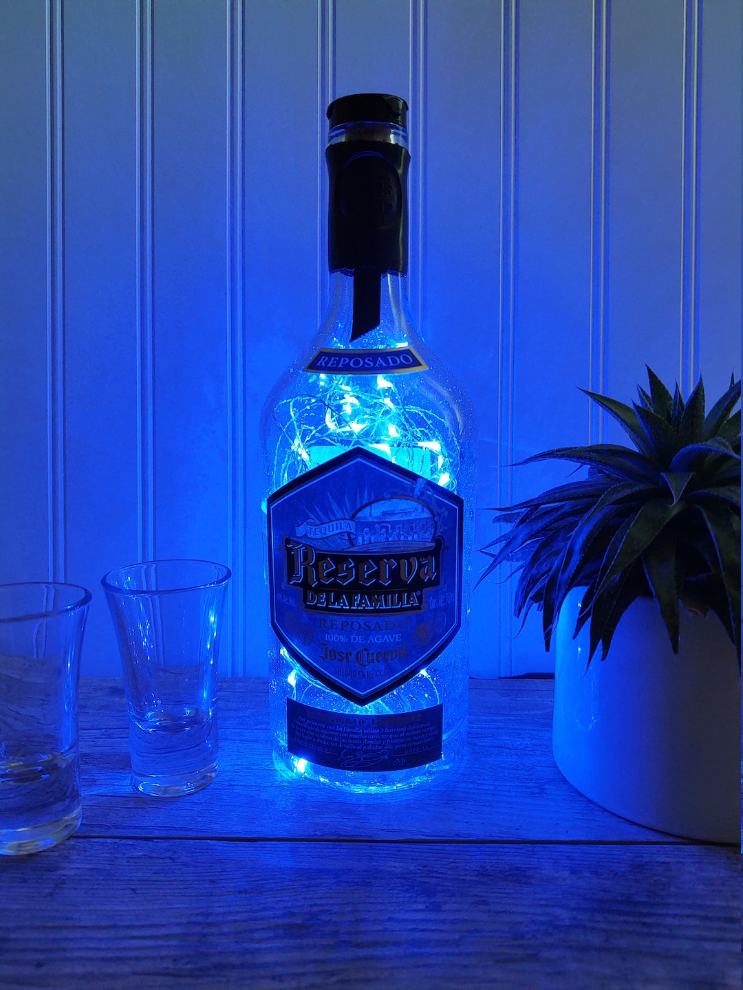 Jose Cuervo Reserva Tequila Bottle Lamp – LED Accent Lighting - Etsy
