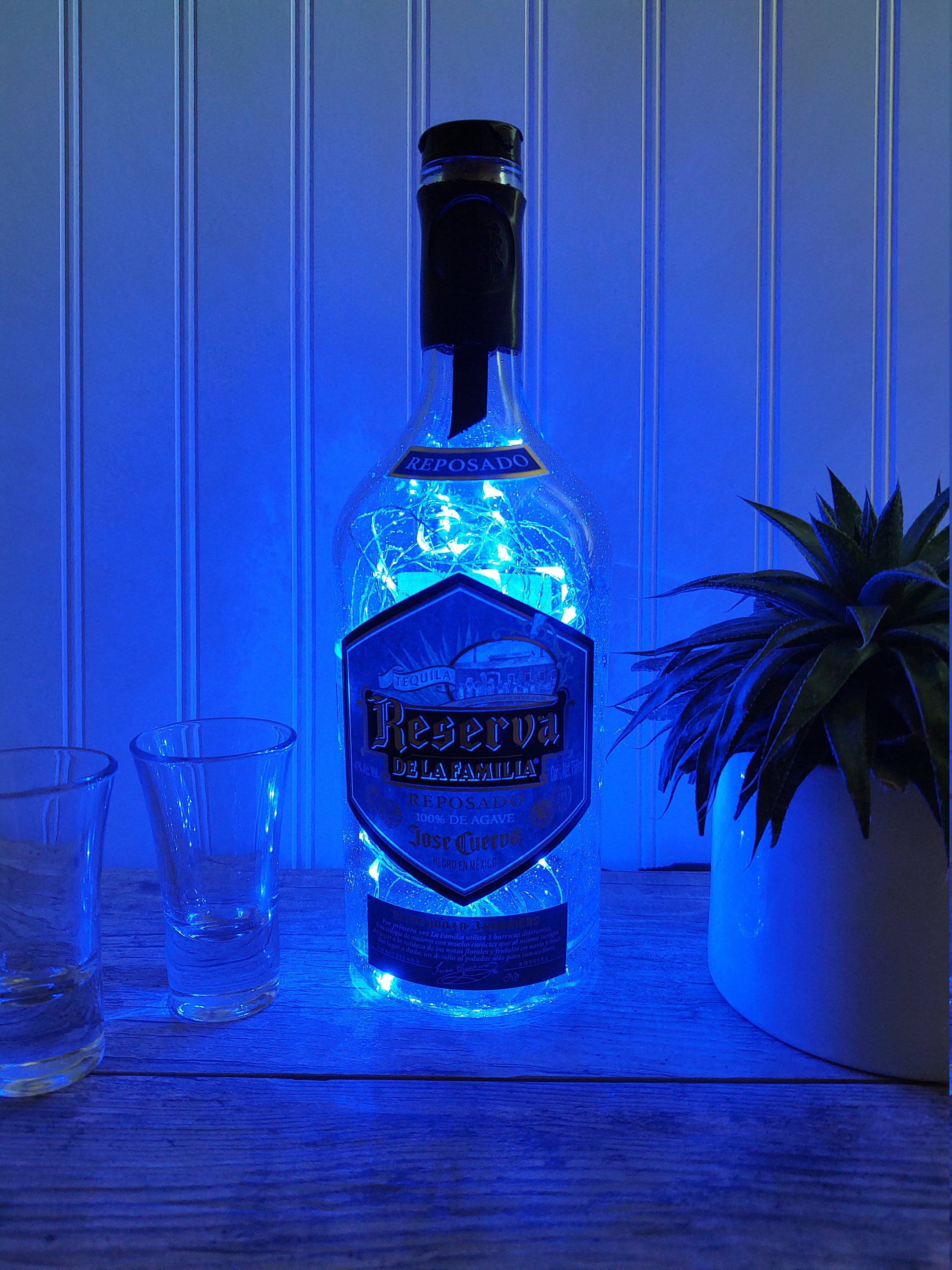 Jose Cuervo Reserva Tequila Bottle Lamp – LED Accent Lighting - Etsy