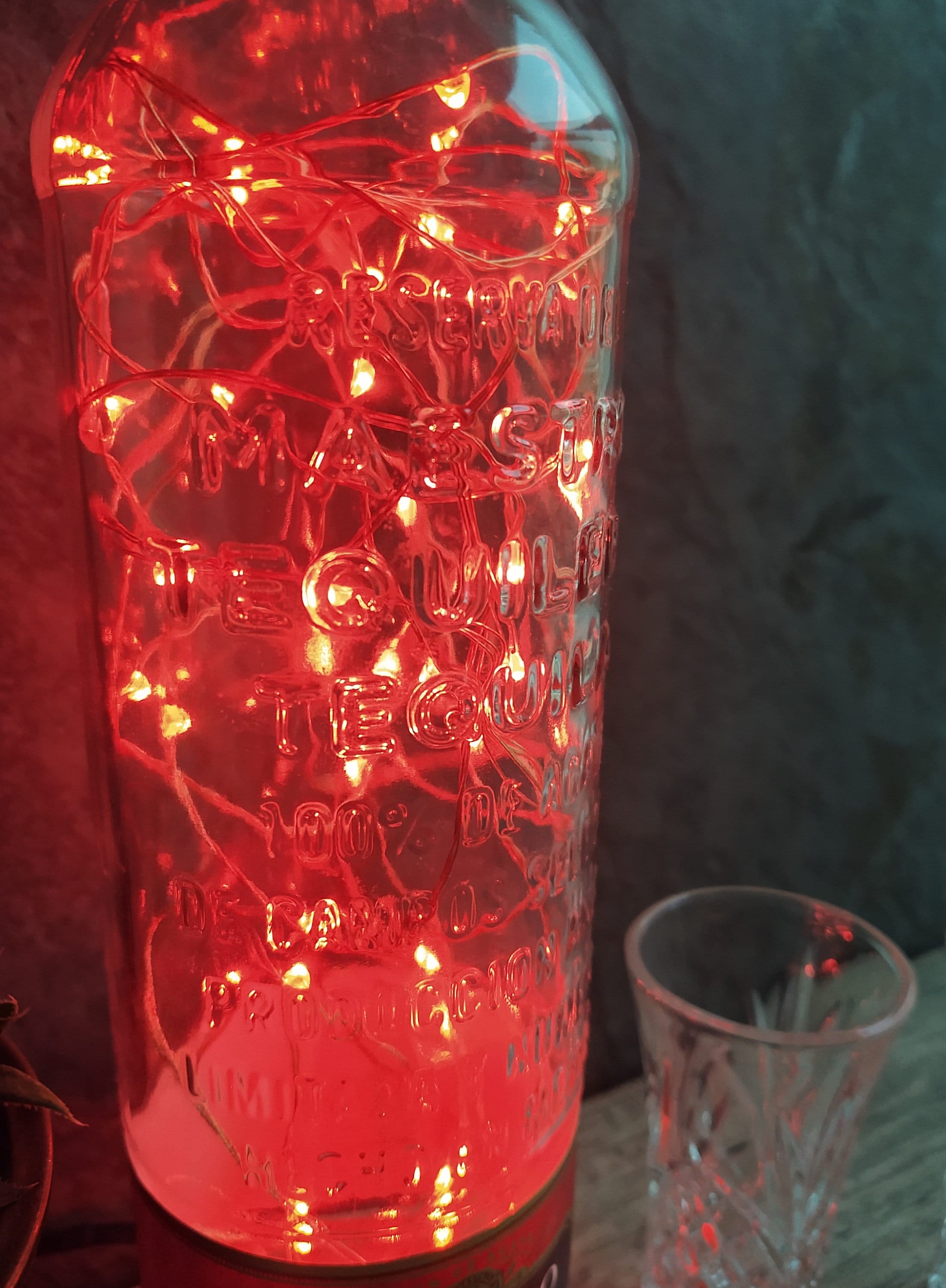 MAESTRO Dobel Tequila Botella LED Lámpara Anejo Tequila LED Etsy