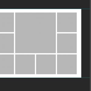 Box Fotografie 9 Box WHITE Grid Photoshop Digitale Sjabloon, Happy Box, In the Box, White Cube