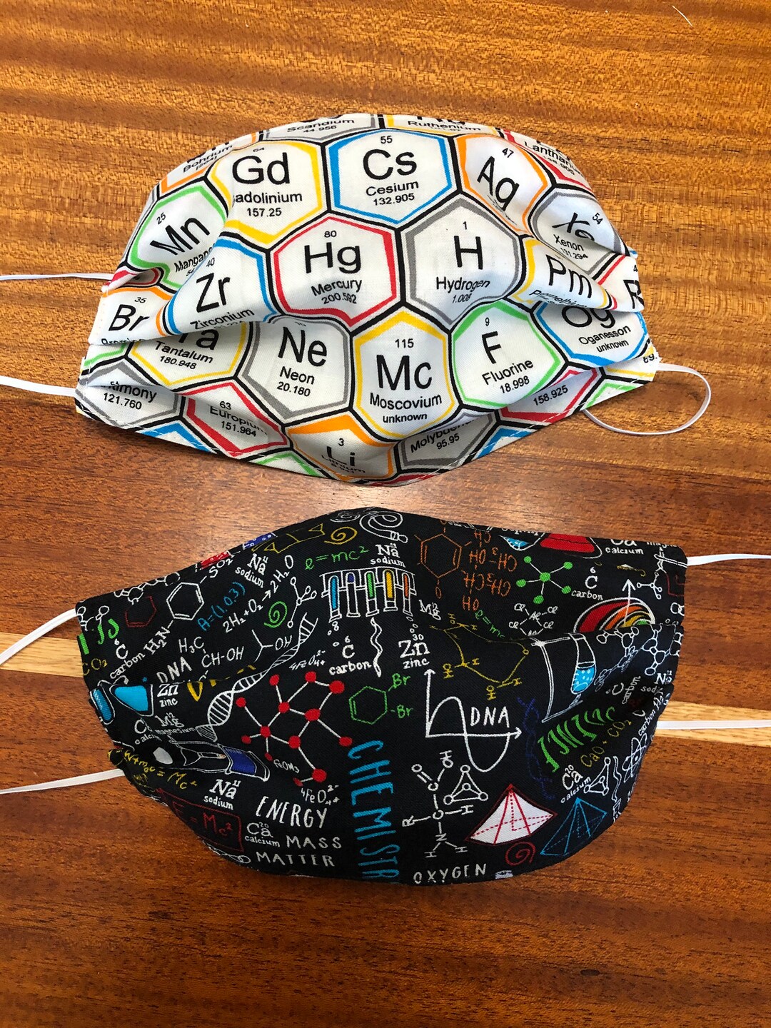 Science Face Mask, Chemistry, Lab, Teacher, Xmas Gift, Double Cotton ...