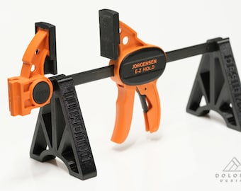 Support Stands for F-style Woodworking Clamps (Jorgensen, Dewalt, Bessey, Irwin)