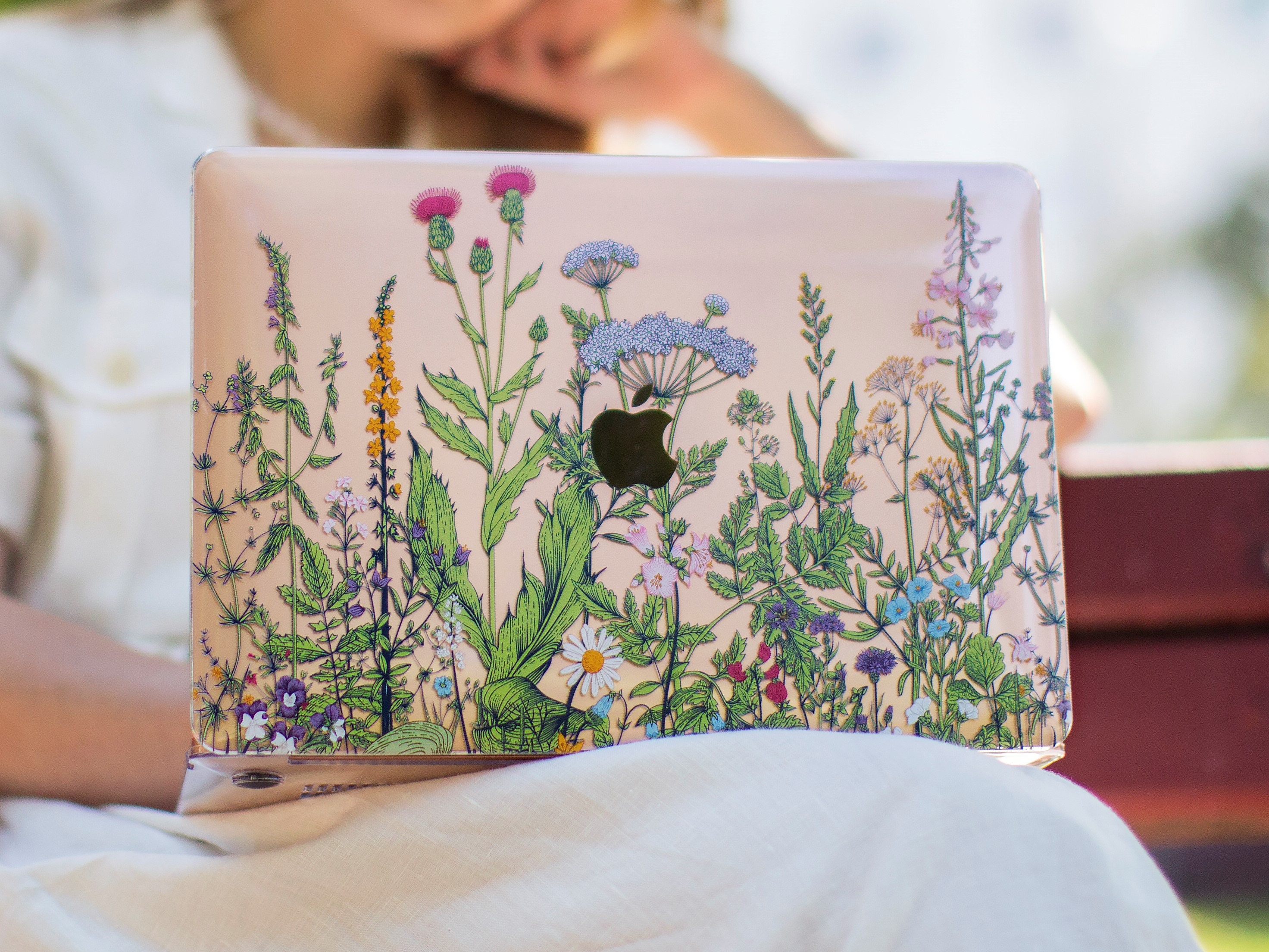 wildflower macbook case