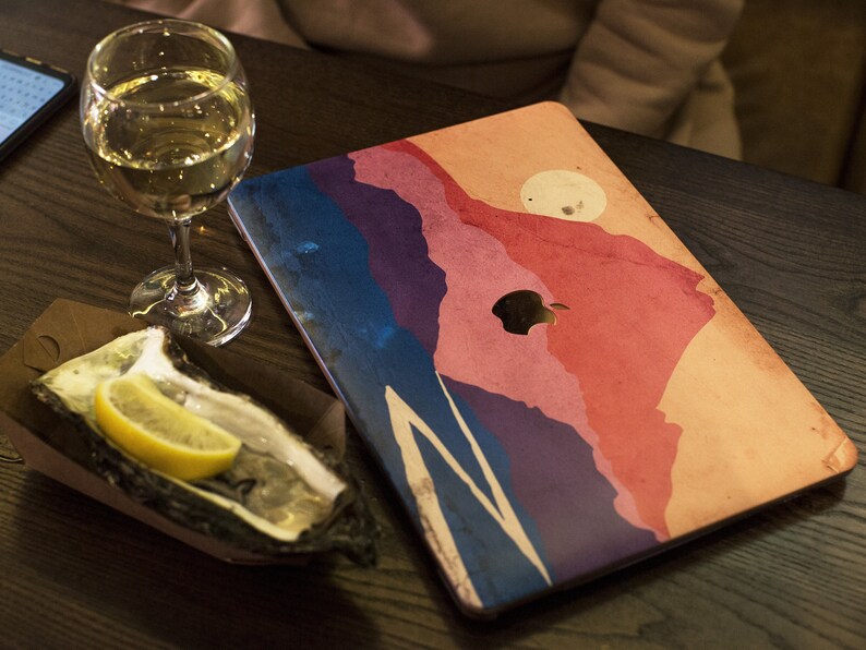 Mountain art Travel Macbook case Retro watercolor MacBook Air 13 2019 12 inch MacBook Mac Pro 15 inch 2020 MacBook Retina 15 Mac 2018 cover