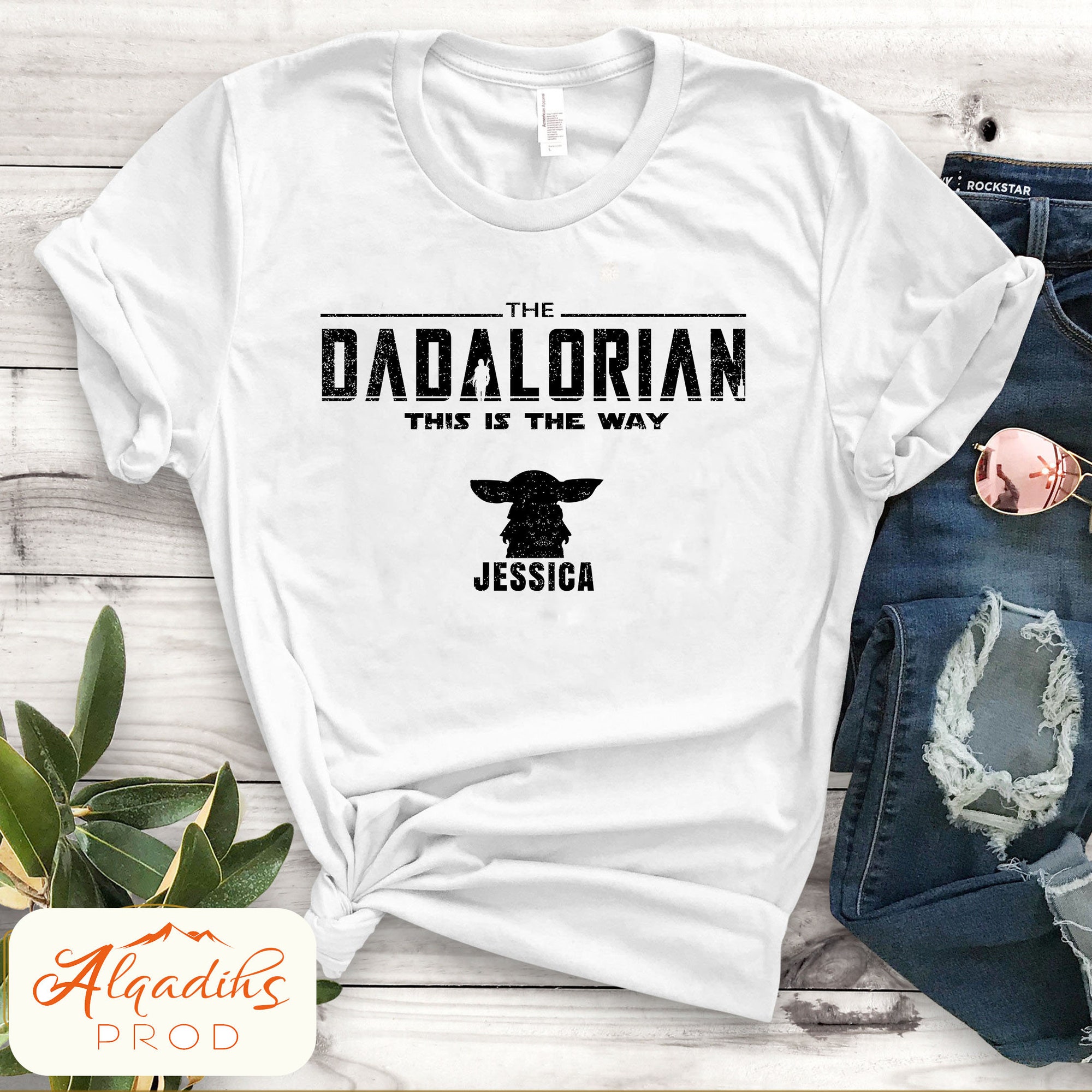 Discover The Dadalorian Shirt, Customized Dad Shirt With kids Name, Father's day 2022 gift Idea, Personalized Daddy T-shirt, Custom dad For Dad Birth