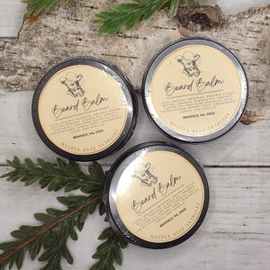 Mother Bear Skincare&#39;s Organic Beard Balm, Beard Styling Conditioner, Dad Gift, Husband Gift, Gift For Him, Valentine&#39;s day gift.