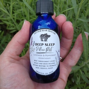 Deep Sleep Lavender Pillow Mist ~ Aromatherapy ~ Natural Linen Spray ~ Natural Air Freshener