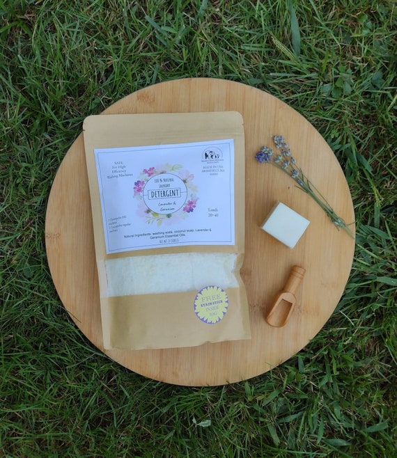 Eco-Friendly Vegan Laundry Detergent Powder, Zero-Waste, No Harsh Chemicals, Safe for HE Machines.