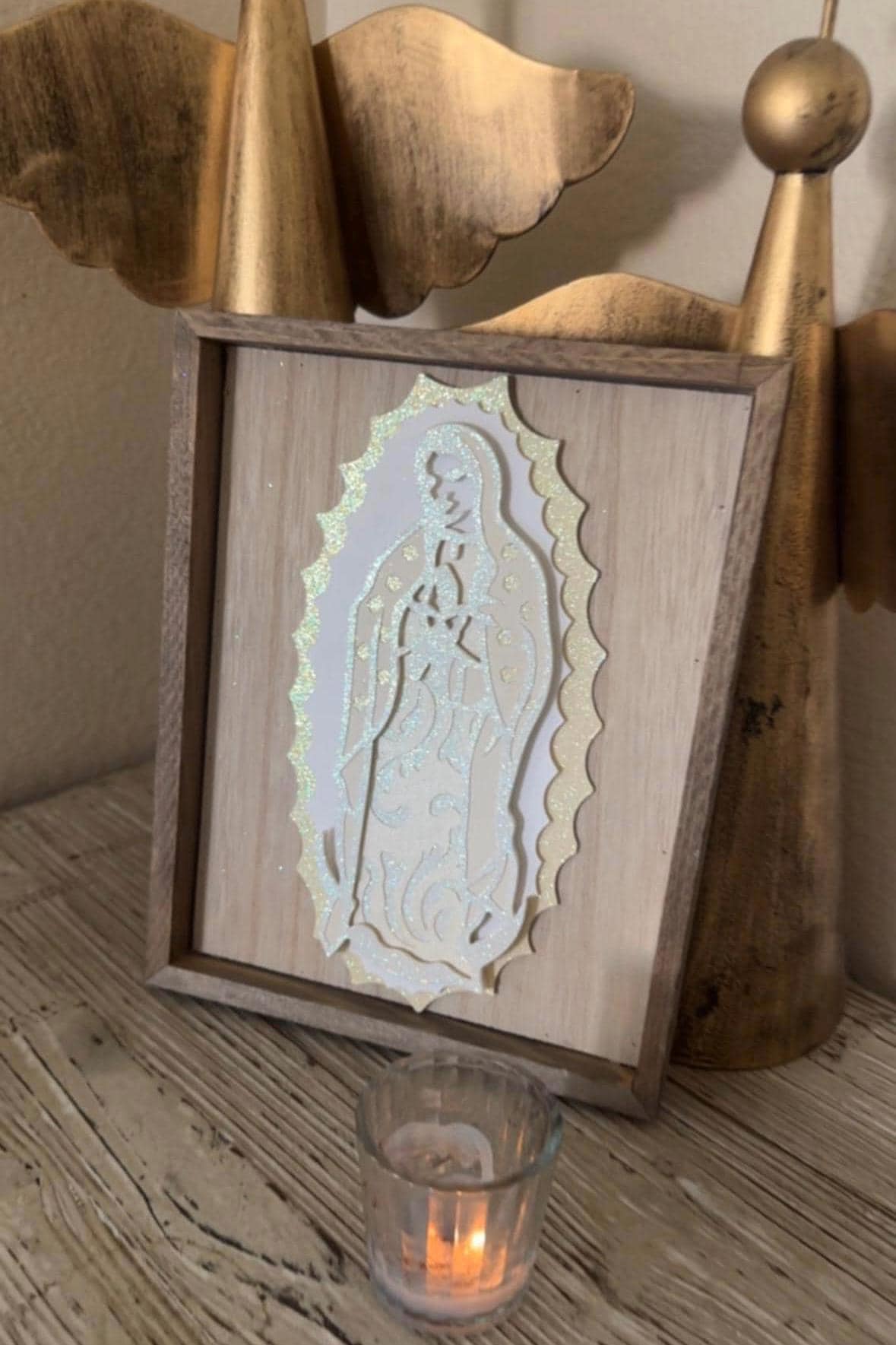 Virgen de Guadalupe frame, Our lady of Guadalume framed art, cuadro virgen de Guadalupe, our lady of guadalupe picture, Mary mother of god,