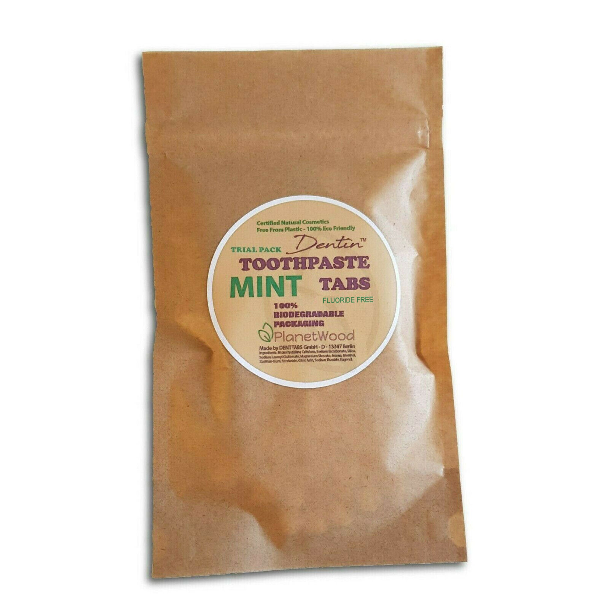Dentin™ Toothpaste Tablets No Fluoride (15-720 Tab Packs) Eco-friendly ...