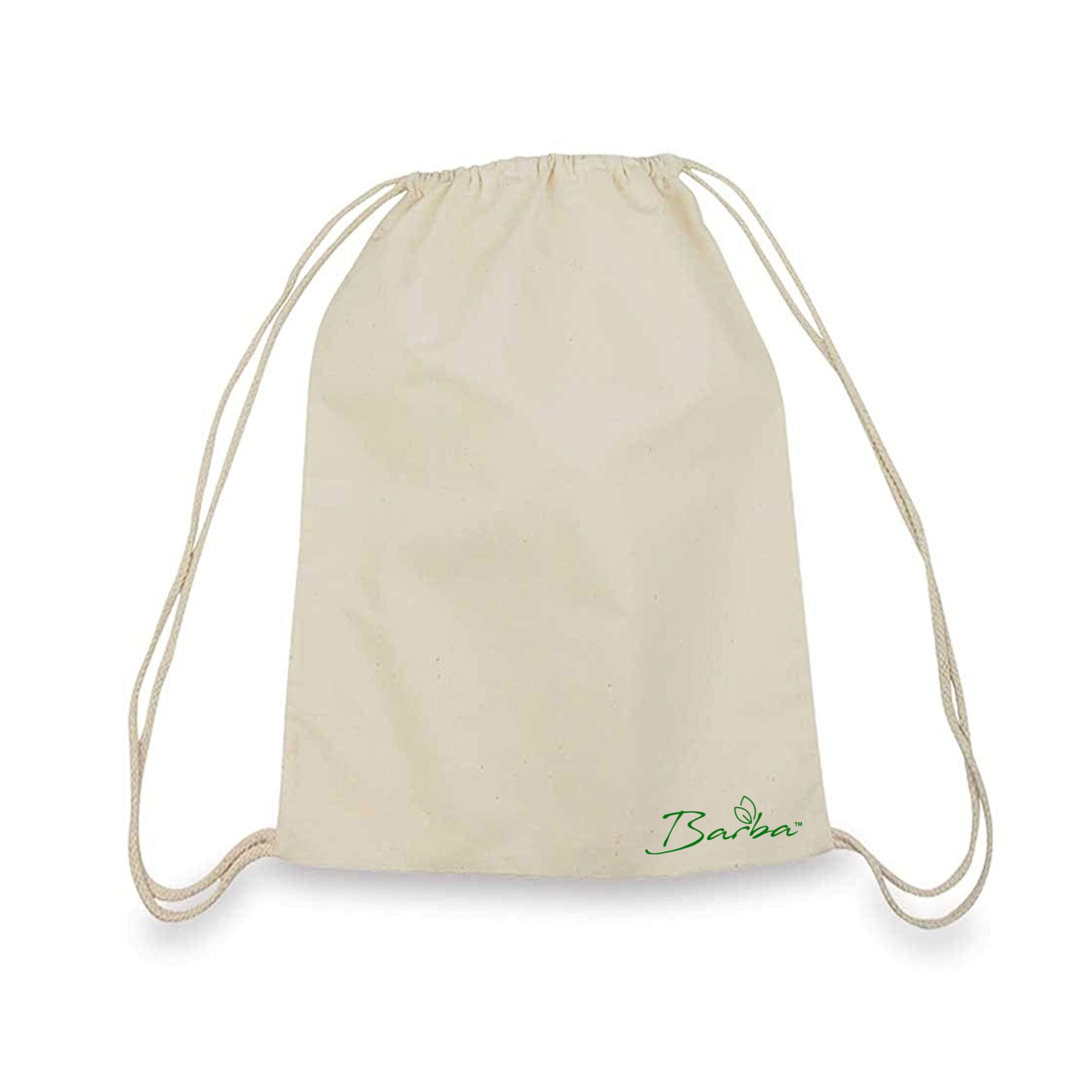 Barba Recycled Organic Cotton Drawstring Bag Ecofriendly Etsy