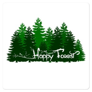 Adesivo Floresta Feliz (Verde)