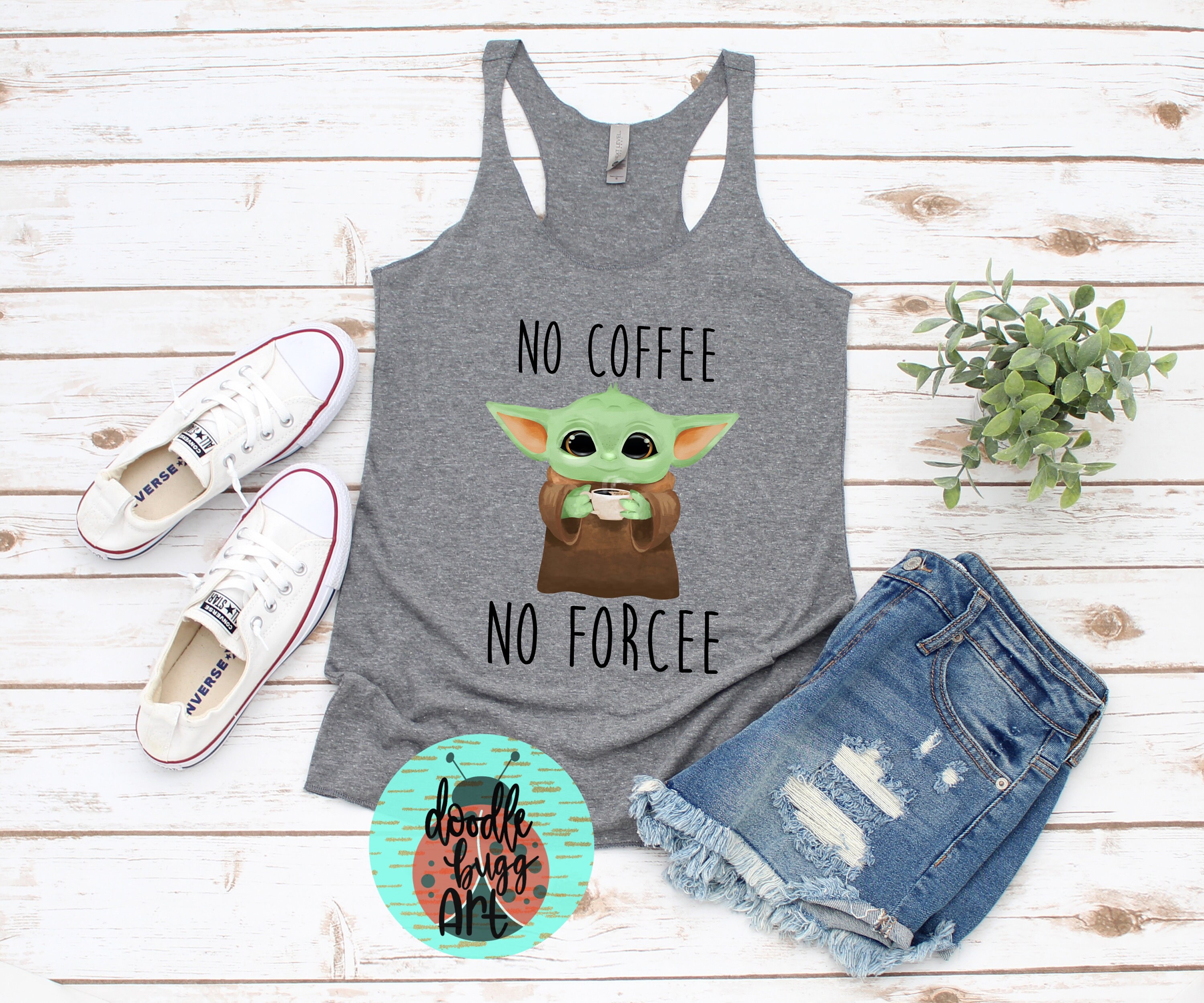 No Coffee No Forcee Space Baby Inspired Transparent PNG File - Etsy