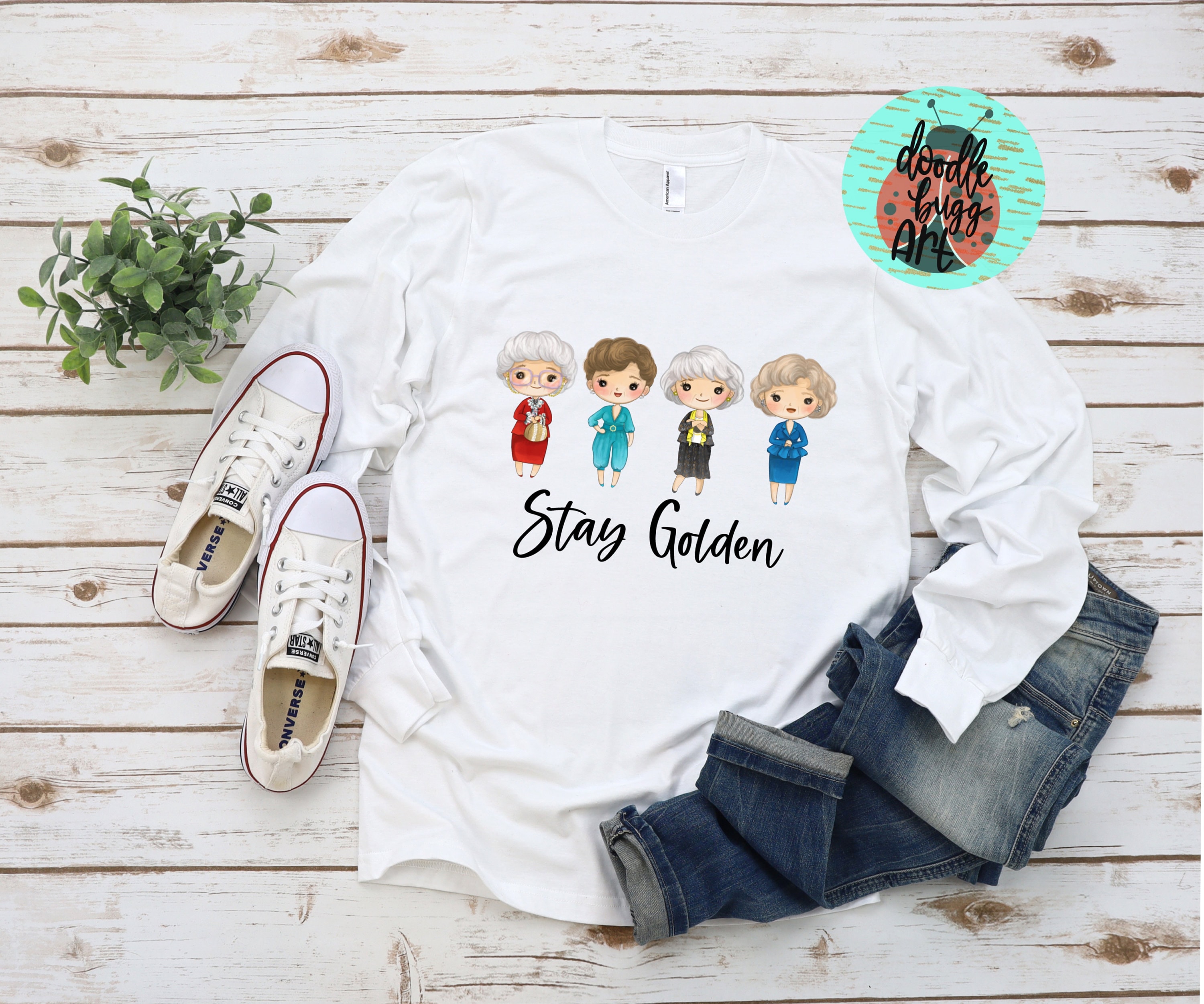 Stay Golden Ladies Inspired Transparent PNG File File for - Etsy