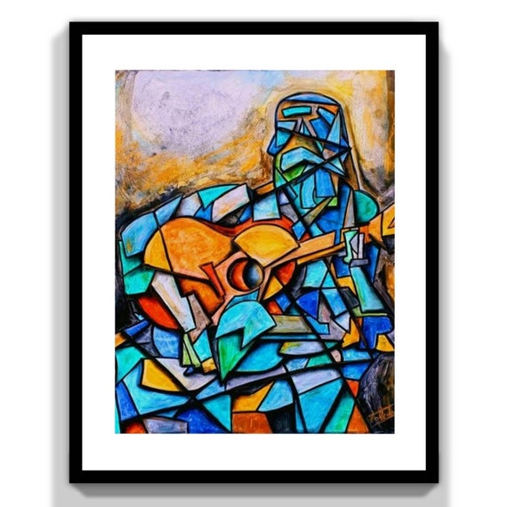 Fine Art Print: "EL GUITARRISTA" 50 x 40 cm (limited edition)