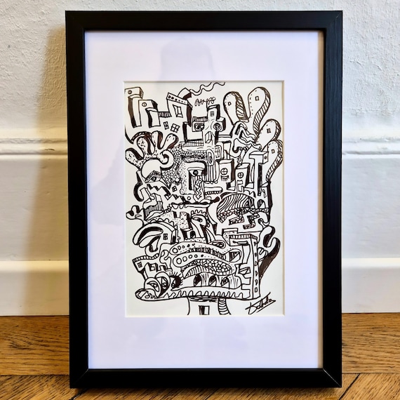 Thinking Heads Drawing No. 8