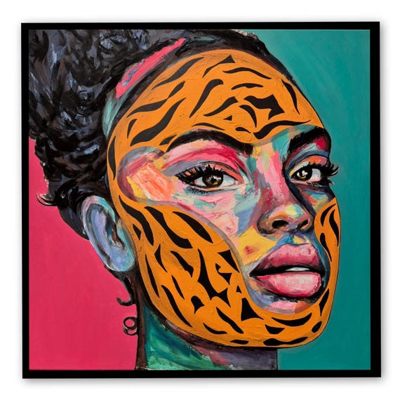 Echoes of the Jungle - Artists Collab (100 x 100 cm)