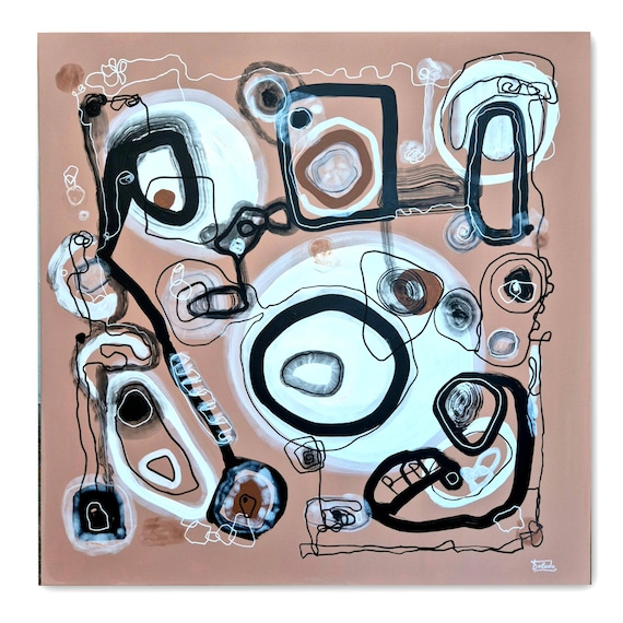 En Solo un Instante II (80 x 80 cm)