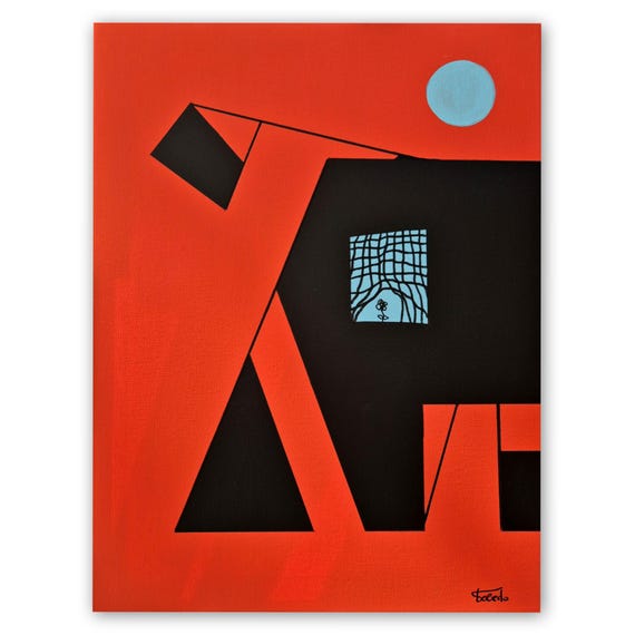 Constructivism of a Futuro Positivo III (40 x 30 cm)