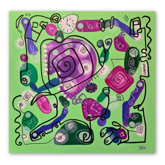 Sometimes We Just Need a Little More Time (80 x 80 cm)
