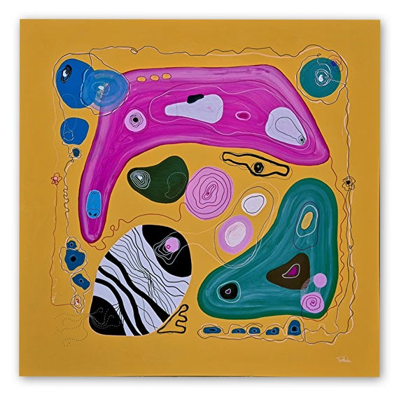 Where Time Stops (120 x 120 cm)