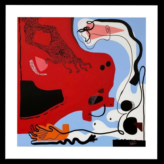 Fine Art Print "TORO ROJO" 50 x 40 cm (limited edition)