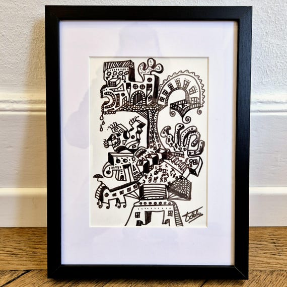 Thinking Heads Drawing No. 12