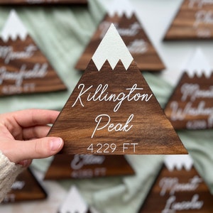 Mountain Table Numbers For Mountain Wedding Decorations For Mountain Wedding Table Numbers Mountain Themed Decorations Custom Mountain Decor