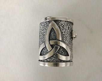 Beard Beads - Hair Tubes - Men Accessories - Dreadlocks - Viking Jewelry - Triquetra - Norse Mythology - Runes - Beard Rings - Scandinavian