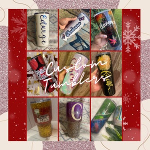 Custom Epoxy Tumblers| Epoxy Tumbler | Personalized Tumbler| Glitter and epoxy resin tumblers| ombre glitter tumblers|
