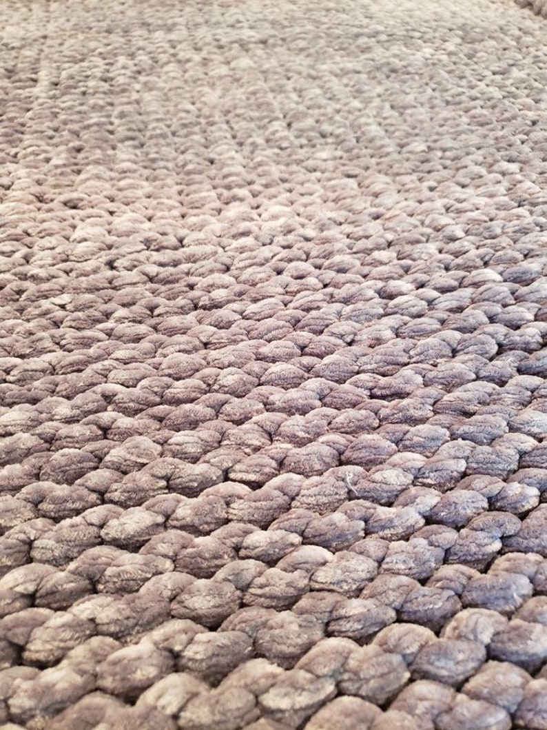 Velvet Super Chunky Knit Yarn Bee Yarn Throw Blanket Weighted 8 Lbs