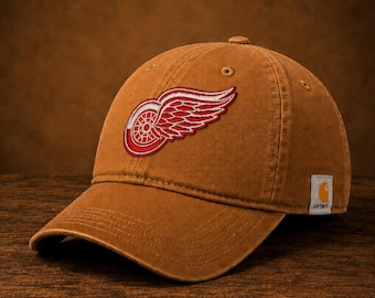 Red Wings Carhartt Cap, Detroit Hockey Gift