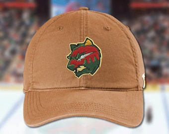 Minnesota Wild Hat - Carhartt Velcro Strap Cap - Hockey Gift