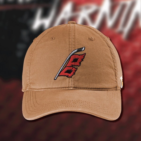 Carolina Hurricanes Flag Hat - Carhartt Velcro Strap Cap - Hockey Gift