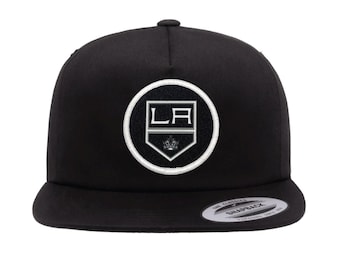 Los Angeles Kings Patch Hat, We are All Kings, Lets go Kings, NHL Playoffs, Stanley Cup Champions, Western Conference Champs, Bailey Lion