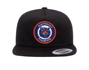 Vintage 90s Detroit Tigers Bar Snapback Hat - Etsy