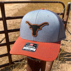 Texas Longhorns Hat, Hook em Horns snapback hat, Burnt Orange Trucker Hat, Longhorns gift for him, University of Texas Football hat, Big 12