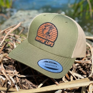 Bass Fishing Hat - Rippin&#39; Lips Fishing Hat - Fishing gift for Dad, Husband, or Boyfriend