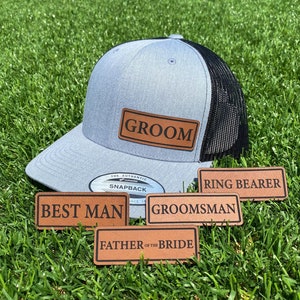 Custom Wedding Party Hats, Groom Hat, Bridal Party Wedding Hats, Best Man Hats, Groomsman Caps, Groomsmen Hats, Custom Wedding Trucker Hats