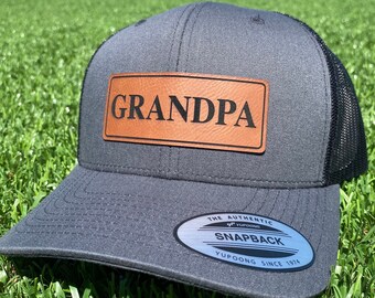 Grandpa Patch Hat, Gramps Snapback cap, Trucker Hat for Grandpa, Papa hat, Gift for Grandpa, Best Grandpa Ever, PA